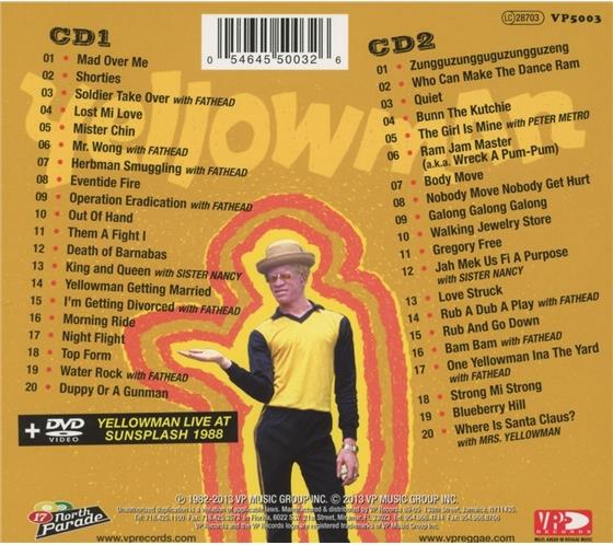 Yellowman - Young, Gifted And Yellow 2 CDs + DVD