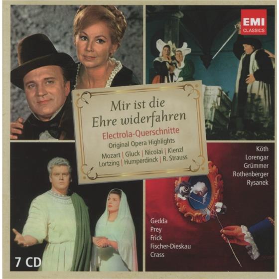 Hermann Prey, Anneliese Rothenberger, Erika Köth & Kurt Graunke - Mir ist die Ehre Widerfahren - - Ectrola-Querschnitte 7 CD
