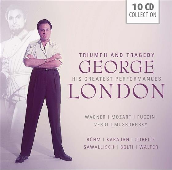 Richard Wagner (1813-1883), Wolfgang Amadeus Mozart (1756-1791), Giacomo Puccini (1858-1924), Giuseppe Verdi (1813-1901), … - Triumpf and Tragedy - His Greatest Performances - Ausschnitte Aus Oper, Musical, Lied Und Requiem 10 CD