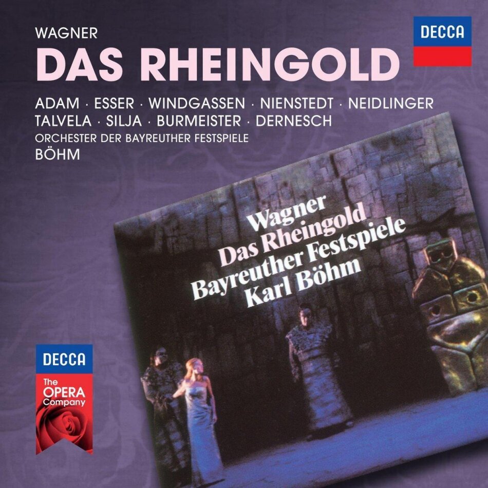 Helga Dernesch, Wolfgang Windgassen, Dorothea Siebert, Hermin Esser, Kurt Böhme, … - Das Rheingold - Bayreuther Festspiele 2 CD