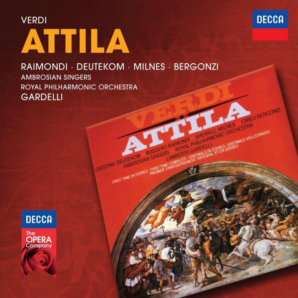 Ambrosian Singers, Ruggero Raimondi, Christina Deutekom, Sherrill Milnes, … - Atilla 2 CDs