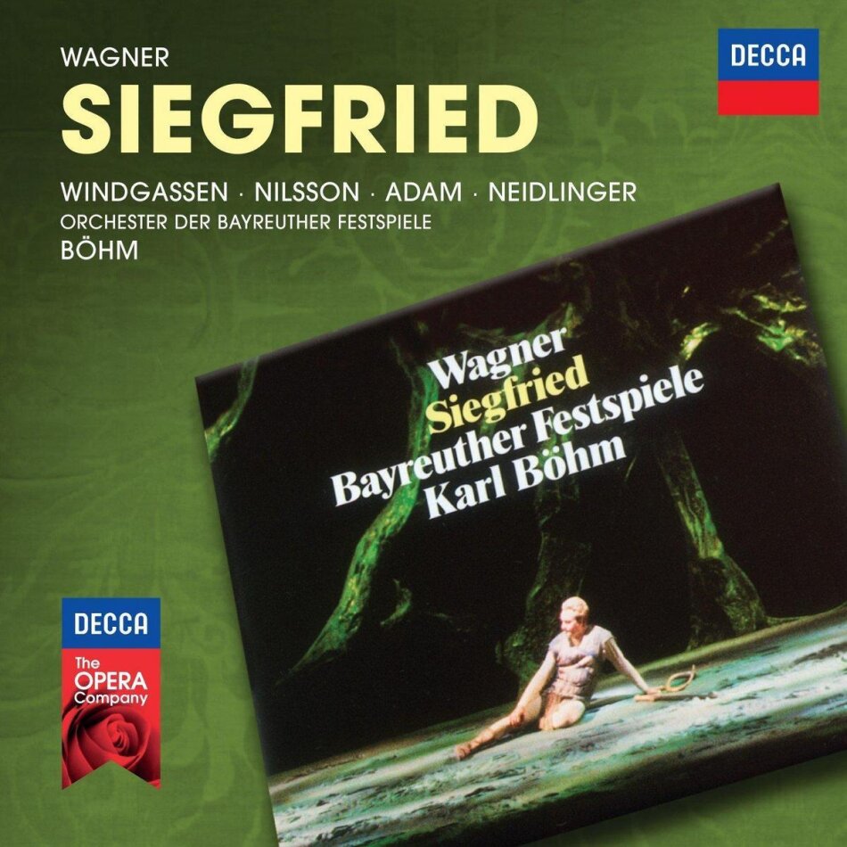 Wolfgang Windgassen, Birgit Nilsson, Theo Adam, Richard Wagner (1813-1883), … - Siegfried - Bayreuther Festspiele 4 CD