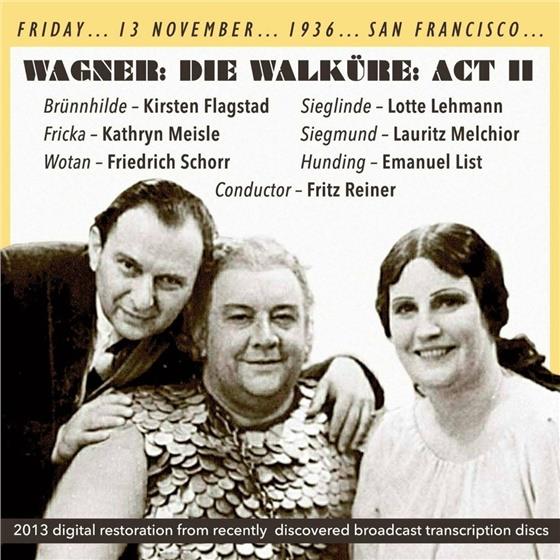 Kirsten Flagstad, Richard Wagner (1813-1883), Lotte Lehmann & Kathryn Meisle - Walkuere, Die : Akt 2