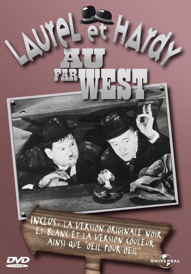 Laurel et Hardy - Au far west b/w