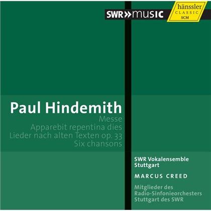 SWR Vok.ens. Stuttgart - Creed & Paul Hindemith (1895-1963) - Hindemith: Messe, Apparebit Repentina Dies, Lieder