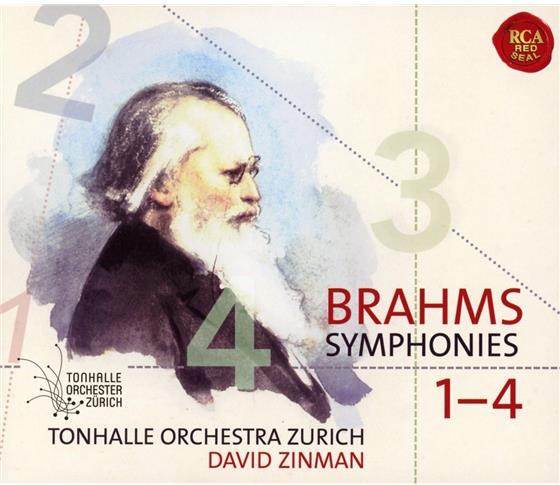 Johannes Brahms (1833-1897) & David Zinman - Brahms: Symphonies 1-4 3 CD