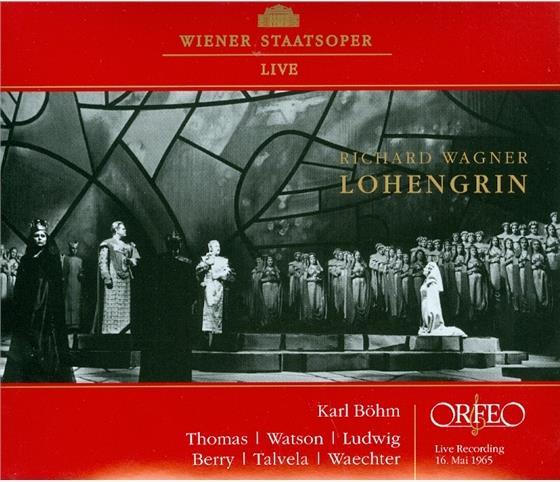 Jess Thomas, Christa Ludwig, Claire Watson, Richard Wagner (1813-1883), … - Lohengrin, Wien Staatsoper 1965 3 CD