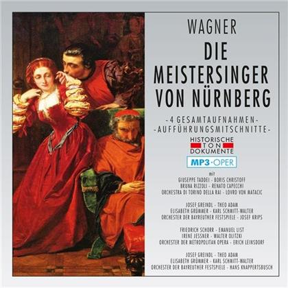 Lovro von Matacic, Josef Krips, Erich Leinsdorf, Hans Knappertsbusch, &hellip; - Meistersinger Von N&uuml;rnberg - - MP3 (2 CDs)