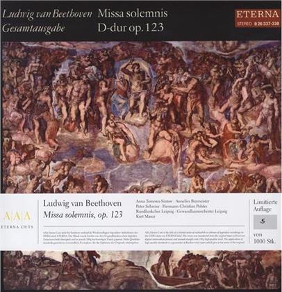 Ludwig van Beethoven (1770-1827), Kurt Masur, Anna Tomova-Sintow, Annelies Burmeister, &hellip; - Missa Solemnis D-Dur - Februar 1972 (2 LPs)