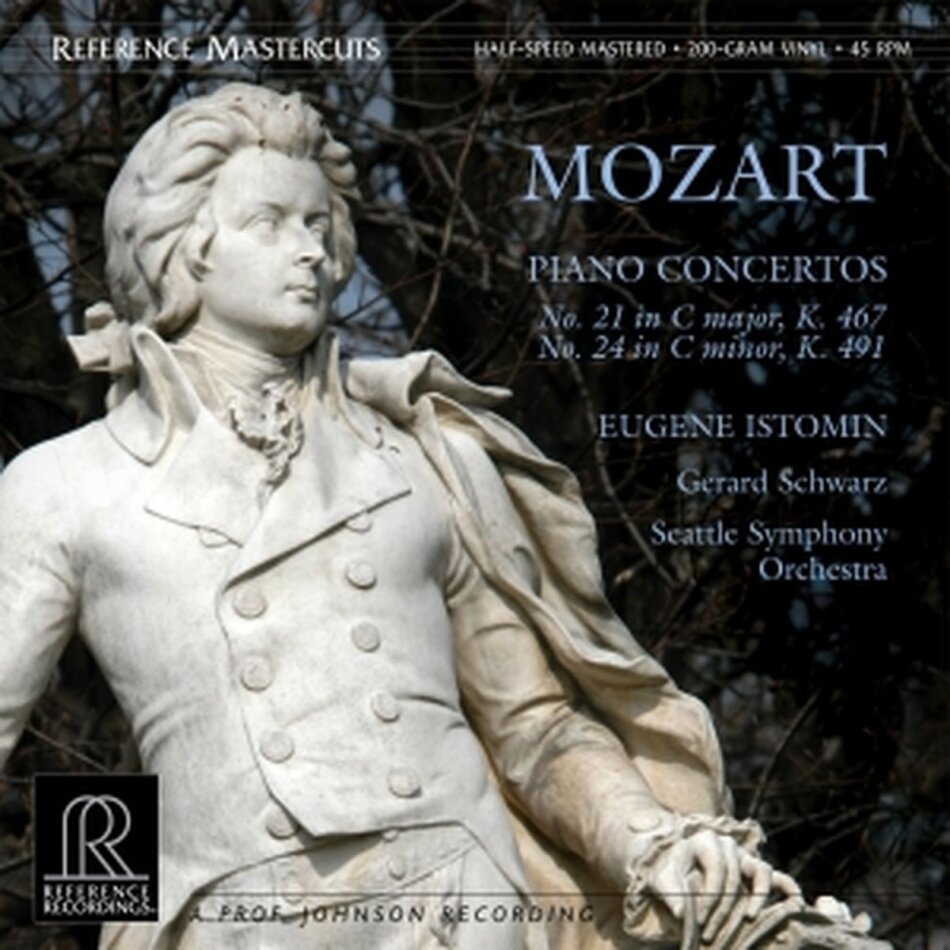Wolfgang Amadeus Mozart (1756-1791), Gerard Schwarz, Eugene Istomin & Seattle Symphony Orchestra - Concertos No.21 & 24 - Half-Speed Mastered - Reference Recordings 2 LPs