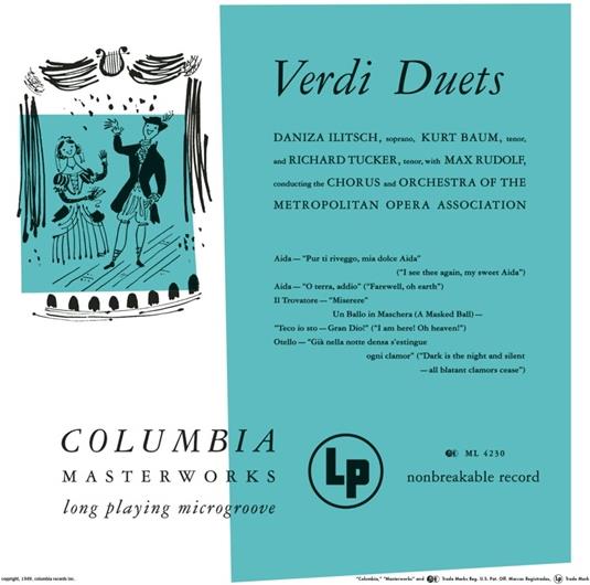 Richard Tucker & Giuseppe Verdi (1813-1901) - Verdi Duets