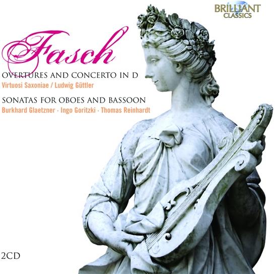 Thomas Reinhardt, Virtuosi Saxoniae, Bernhard Glaetzner, Johann Friedrich Fasch (1688-1758), Ludwig Güttler, … - Overtures and Concertos in D / Sonatas for Oboes and Bassoon 2 CDs