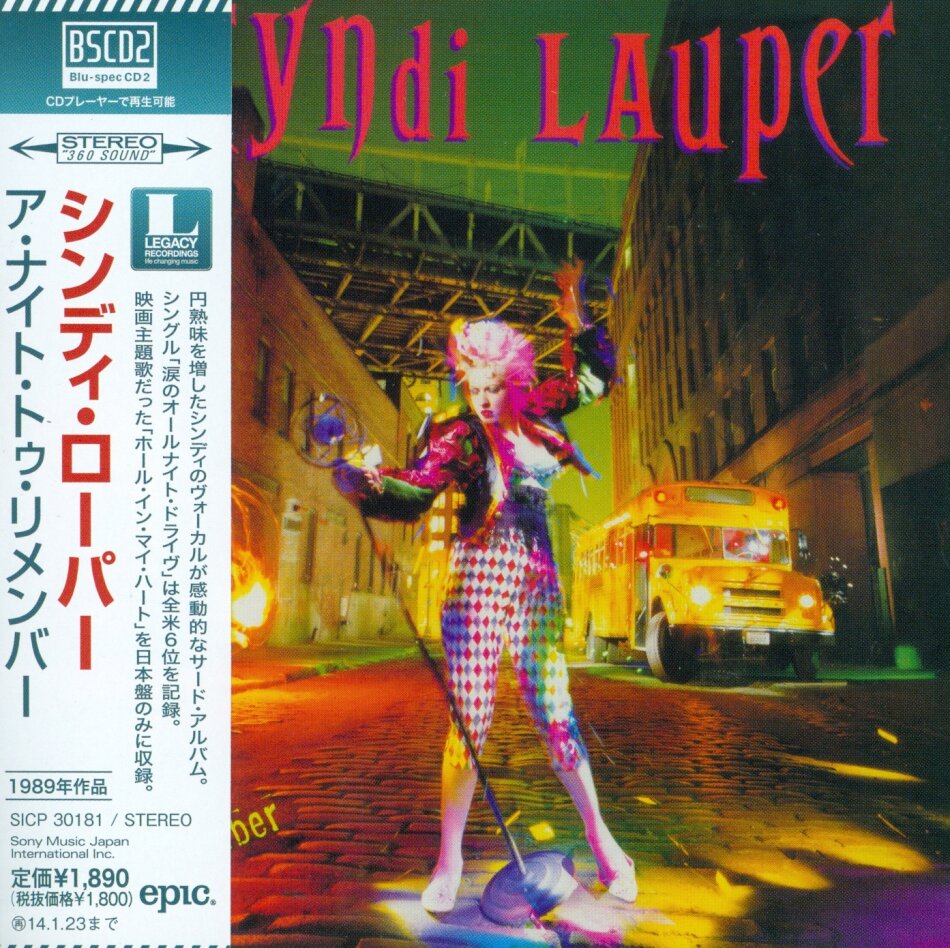 Cyndi Lauper - Night To Remember - Bonus Japan Edition