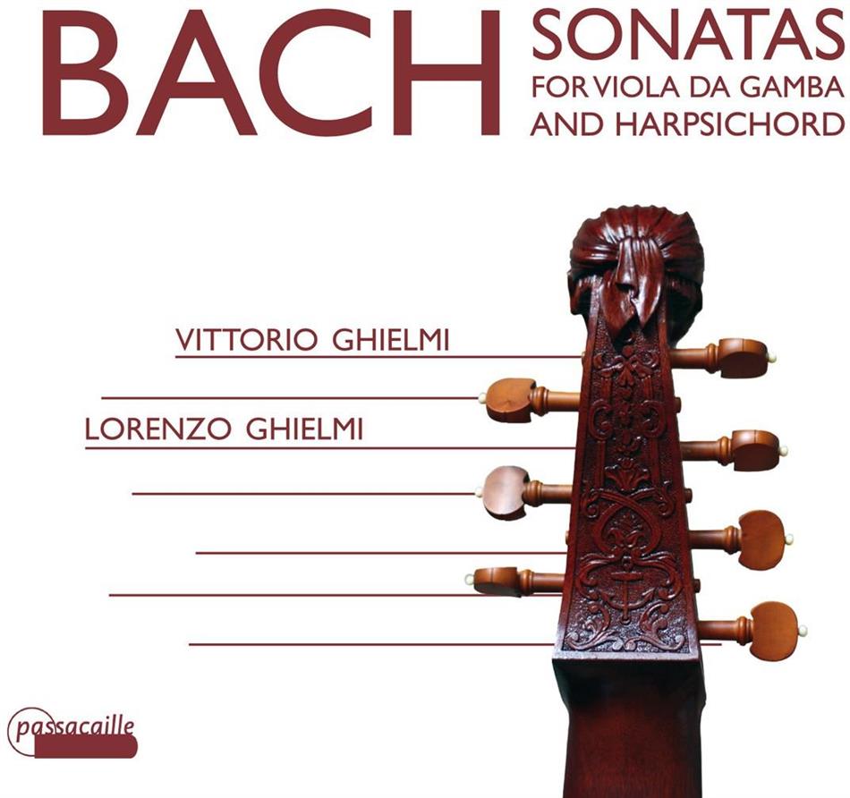 Johann Sebastian Bach (1685-1750), Vittorio Ghielmi & Lorenzo Ghielmi - Sonaten Fuer Gambe & Cembalo - Sonatas For Viola Da Gamba And Harpsichord