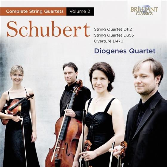 Diogenes Quartet & Franz Schubert (1797-1828) - Complete String Quartets Vol. 2 - String Quartet D112, D353, Overture D470