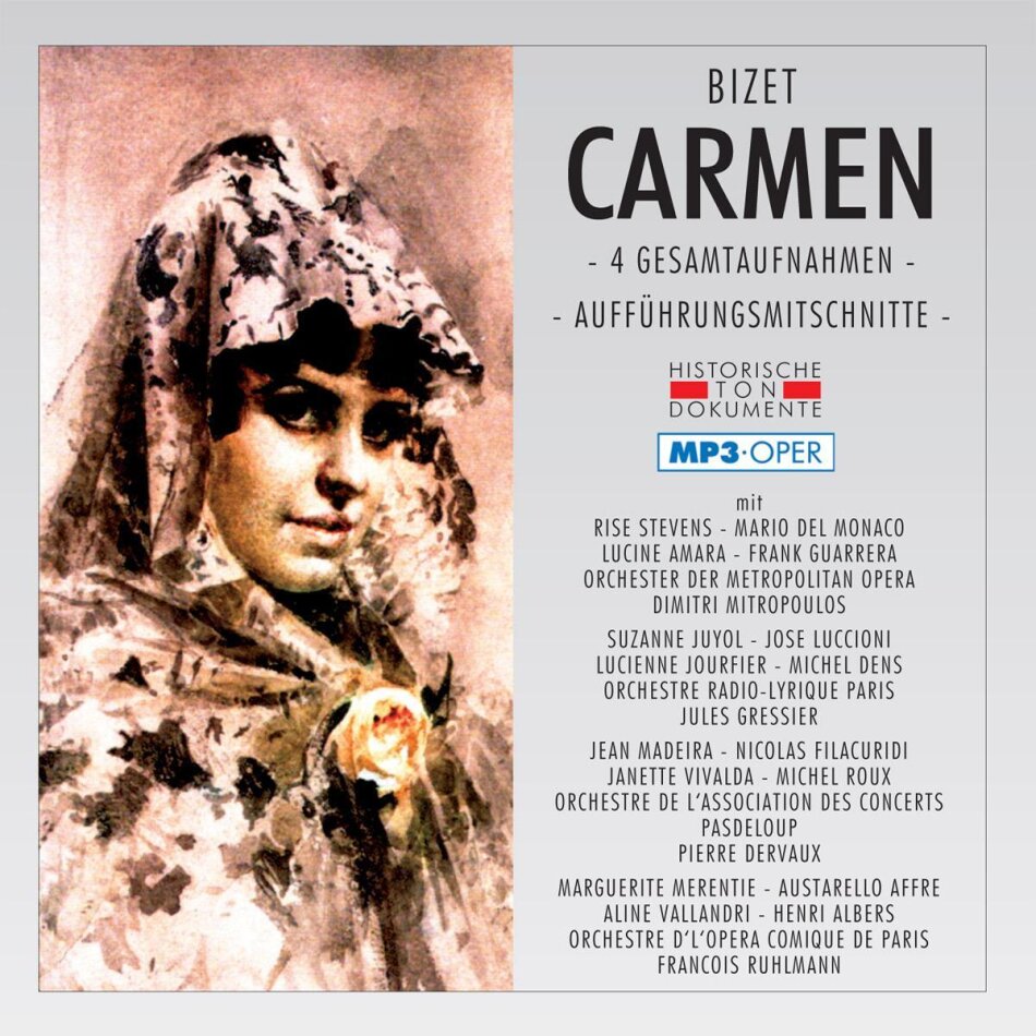 Rise Stevens, Mario Del Monaco, Lucine Amara, Frank Guarrera, Suzanne Juyol, … - Carmen Mp3 Oper 2 CD