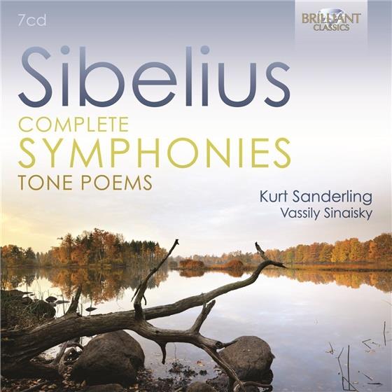 Vassily Sinaisky, Jean Sibelius (1865-1957) & Kurt Sanderling - Complete Symphonies, Tone Poems - Komplette Sinfonien, 7 CDs