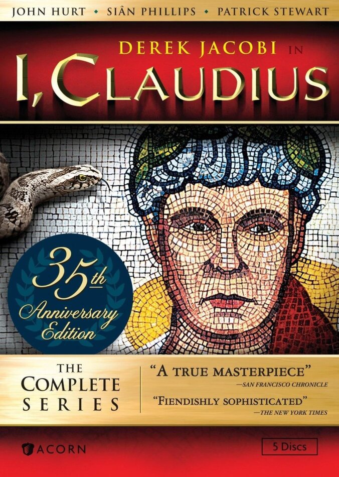 I, Claudius 5 DVDs