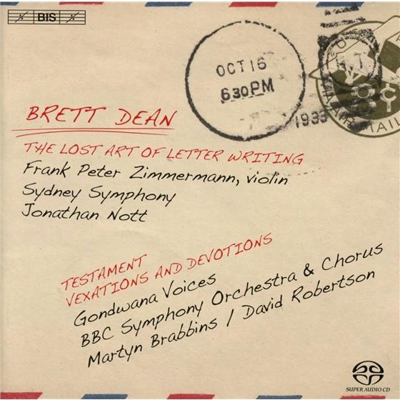 Frank Peter Zimmermann & Brett Dean - Werke für Violine