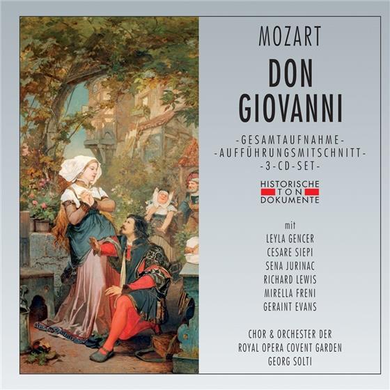 Leyla Gencer, Cesare Siepi, Sena Jurinac, Wolfgang Amadeus Mozart (1756-1791) & Sir Georg Solti - Don Giovanni 3 CDs