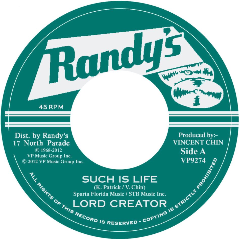 Lord Creator - Such Is Life LP