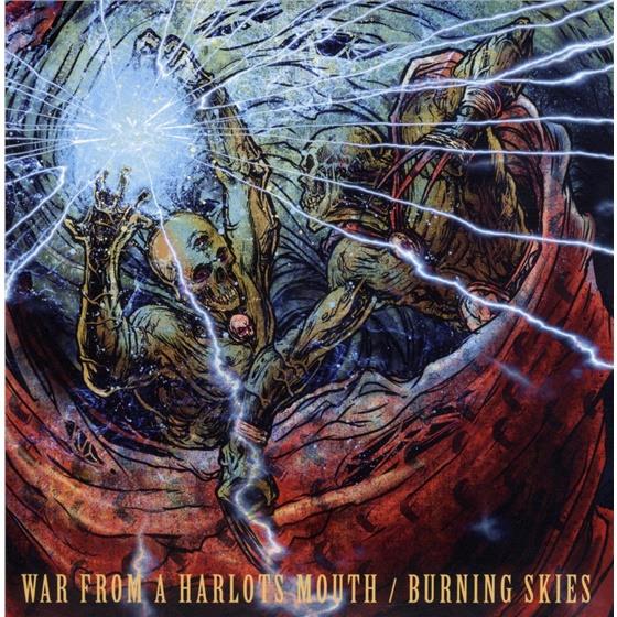 War From A Harlots & Burning Skies - Split Ep LP