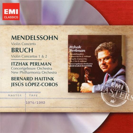 Max Bruch (1838-1920), Felix Mendelssohn-Bartholdy (1809-1847), Jesus Lopez-Cobos, Bernard Haitink, Jesus Lopez-Cobos, … - Violinkonzerte 1 & 2 / Violinkonzert