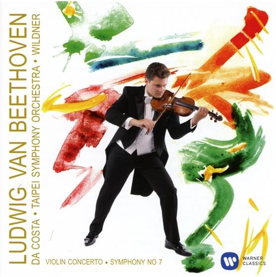 Taipei Symphony Orchestra, Ludwig van Beethoven (1770-1827) & Alexandre da Costa - Violin Concerto/Symphony No.7 2 CD