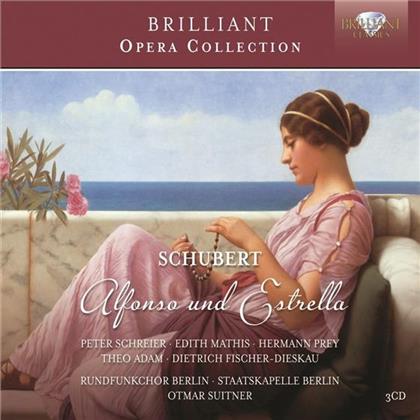 Rundfunkchor Berlin, Peter Schreier, Edith Mathis, Hermann Prey, &hellip; - Alfonso und Estrella - Brilliant Opera Collcetion (3 CDs)