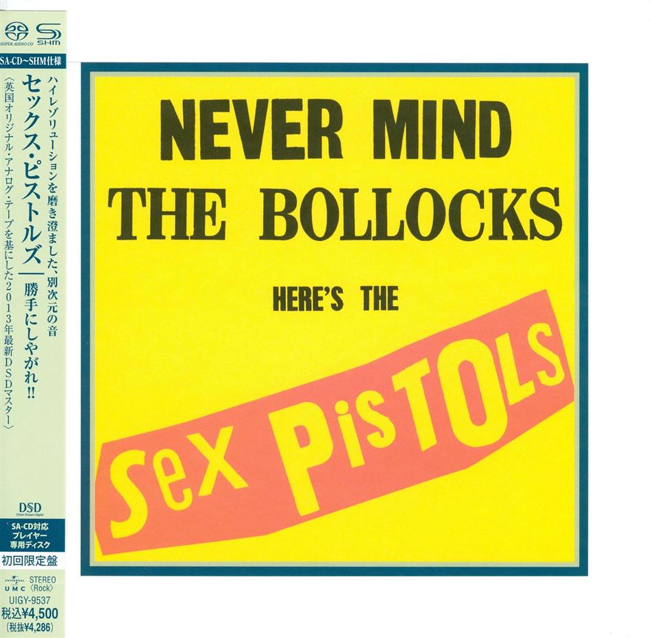 The Sex Pistols - Never Mind The Bollocks - Papersleeve Japan Edition, Remastered, SACD