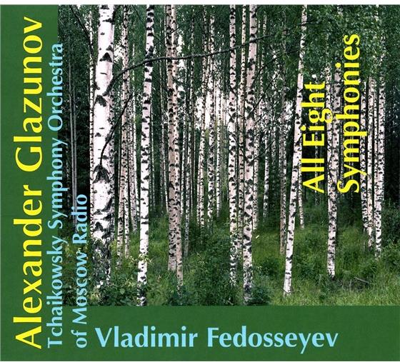 Vladimir Fedosseyev & Alexander Konstantinowitsch Glasunow (1865-1936) - 8 Sinfonien (Complete Sinfonien) 4 CD