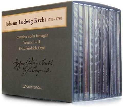 Johann Ludwig Krebs (1713-1780) - Gesamte Orgelwerke Vol. 1-11 12 CDs