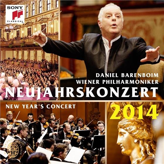 Johann Strauss, Daniel Barenboim & Wiener Philharmoniker - Neujahrskonzert 2014 - New Year's Concert 2014 - English Booklet 2 CDs