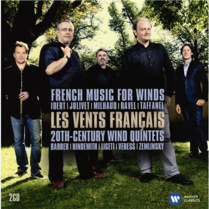 Emmanuel Pahut, Les Vents Francais, Darius Milhaud (1892-1974), Gy&ouml;rgy Ligeti (1923-2006), +, &hellip; - Best Quintet Music (2 CDs)
