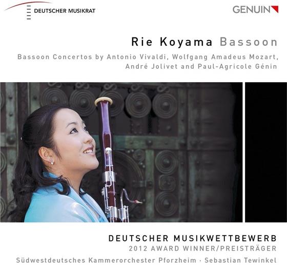 Antonio Vivaldi (1678-1741), Wolfgang Amadeus Mozart (1756-1791), André Jolivet (1905-1974), Paul-Agricole Génin, … - Bassoon - Deutscher Musikwettbewerb - 2012 Award Winner / Preisträger