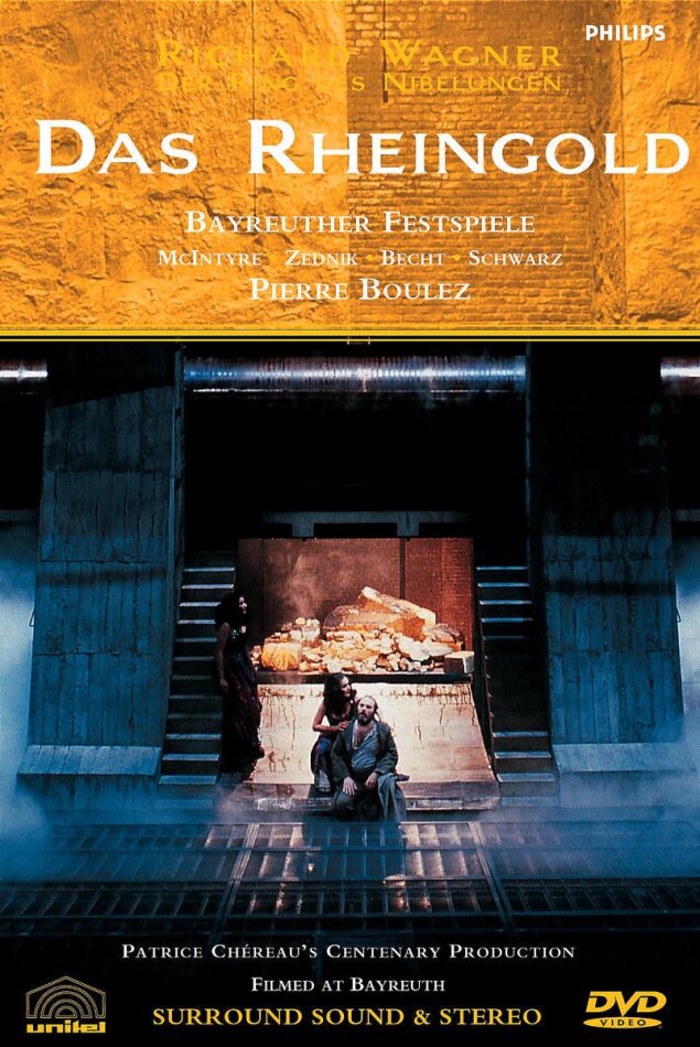 Orchester der Bayreuther Festspiele, Pierre Boulez (*1925) & Donald McIntyre - Wagner - Das Rheingold Arthaus Musik, Bayreuther Festspiele