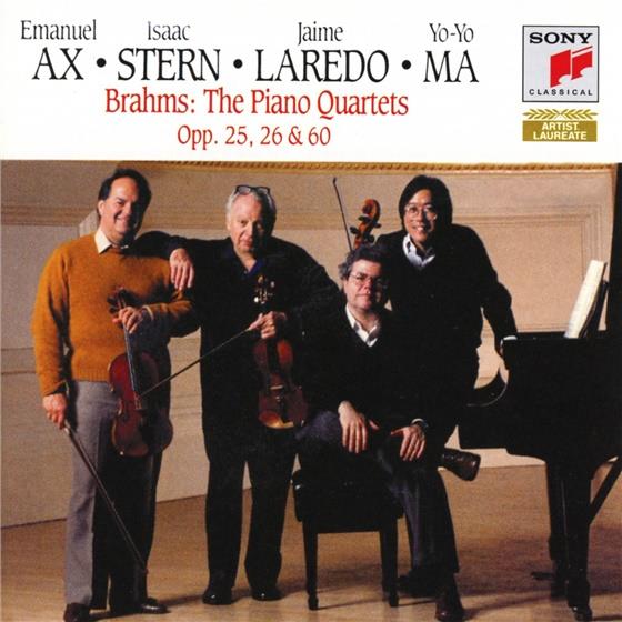 Johannes Brahms (1833-1897), Emanuel Ax, Isaac Stern, Yo-Yo Ma & Jaime Laredo - Piano Quartets op. 25, 26 & 60 2 CDs