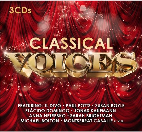 Luciano Pavarotti, Il Divo, Jonas Kaufmann, Michael Bolton, Maria Callas, … - Classical Voices 3 CDs