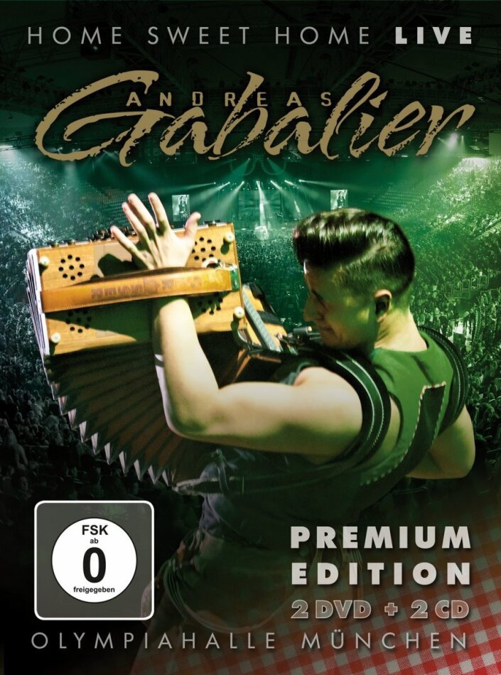 Andreas Gabalier - Home Sweet Home-Live in München - Premium Edition - Longbox 2 CD + 2 DVD
