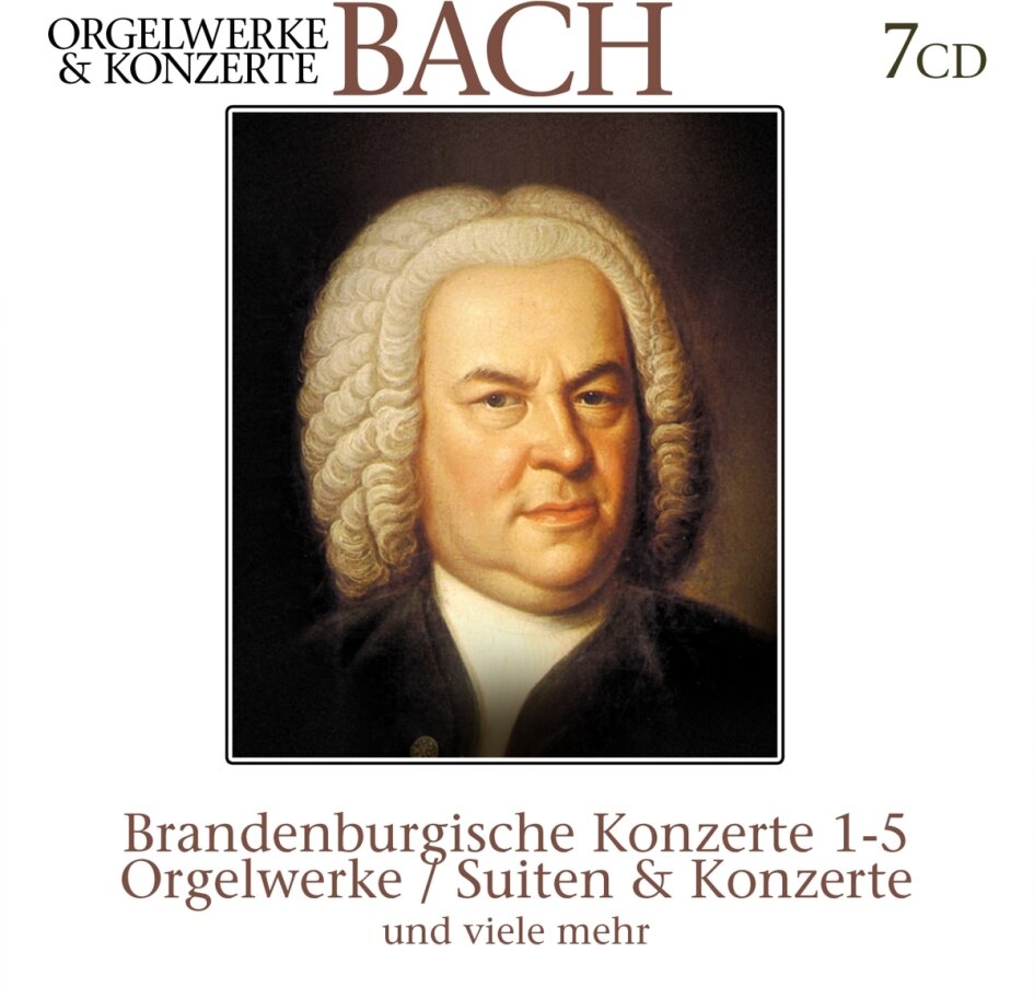 Johann Sebastian Bach (1685-1750) - Orgelwerke, Konzerte-Organ Works & Concertos 7 CD