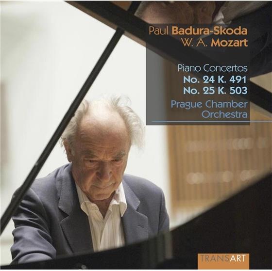 Wolfgang Amadeus Mozart (1756-1791), Paul Badura-Skoda & Prague Chamber Orchestra - Piano Concertos No. 24 K. 491, No. 25 K. 503