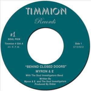 Myron & E & The Soul Investigators - Behind Closed Doors - 7 Inch 7" Single