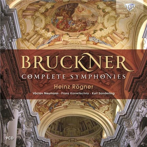Anton Bruckner (1824-1896), Heinz Rögner, Václav Neumann, Franz Konwitschny & Kurt Sanderling - Sämtliche Symphonien - Complete Symphonies 9 CDs
