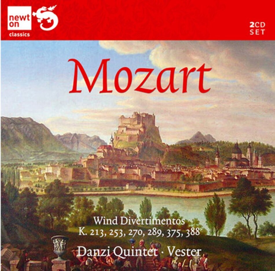 Danzi Quintet, Wolfgang Amadeus Mozart (1756-1791) & Frans Vester - Bläserdivertimenti KV 213, 253, 270,289, 375, 388 2 CD