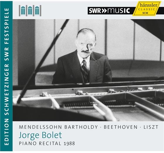 Felix Mendelssohn-Bartholdy (1809-1847), Ludwig van Beethoven (1770-1827), Franz Liszt (1811-1886) & Jorge Bolet - Bolet - Piano Recital 1988