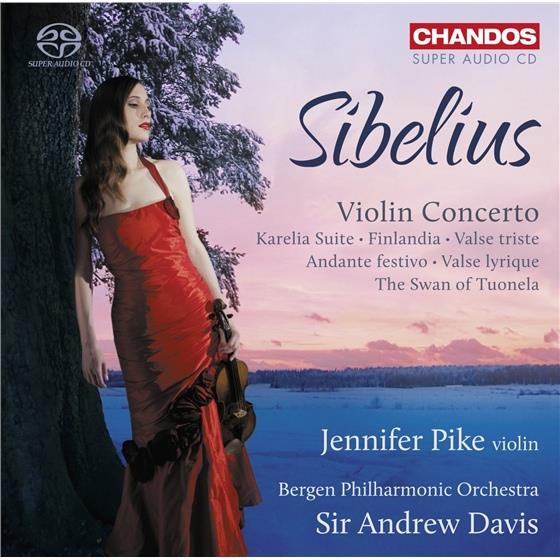 Jean Sibelius (1865-1957), Sir Andrew Davis, Jennifer Pike & Bergen Philharmonic Orchestra - Violinkonzert / Karelia / Tuonela / Valse Lyrique / Valse Triste / Andante Festivo SACD