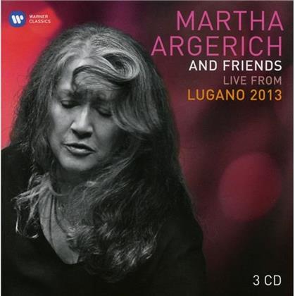 Sergej Rachmaninoff (1873-1943), Claude Debussy (1862-1918), Renaud Capu&ccedil;on, Gautier Capu&ccedil;on & Martha Argerich - Argerich & Friends - Live At Lugano Festival 2013 (3 CDs)