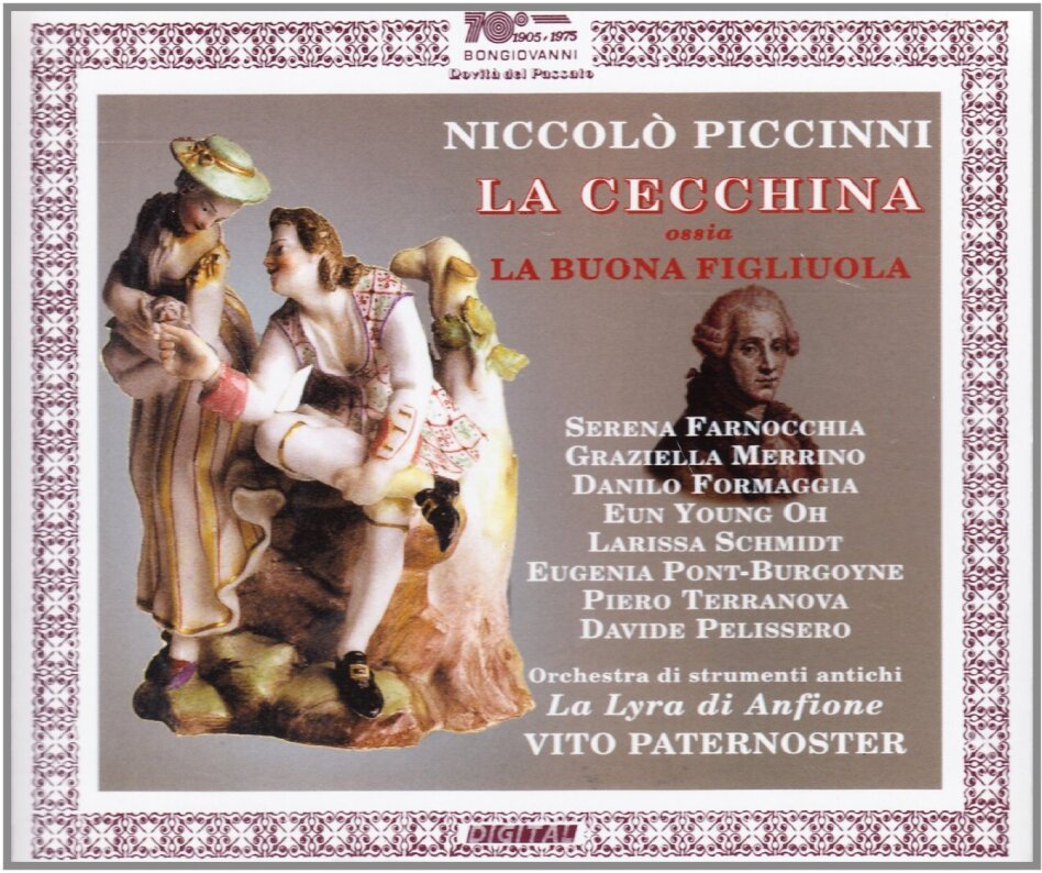 Serena Farnocchia, Graziella Merrino, Danilo Formaggia, Eun Young Oh, Larissa Schmidt, … - La Cecchina ossia La Buona Figliuola 2 CDs