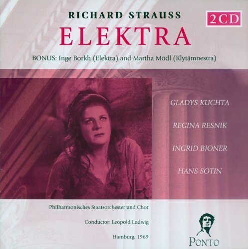 Gladys Kuchta, Regina Resnik, Ingrid Bjoner, Hans Sotin, … - Elektra - Hamburg 1969 - Bonus Track Borkh & Mödl In Elektra/Klytämnestra 2 CDs