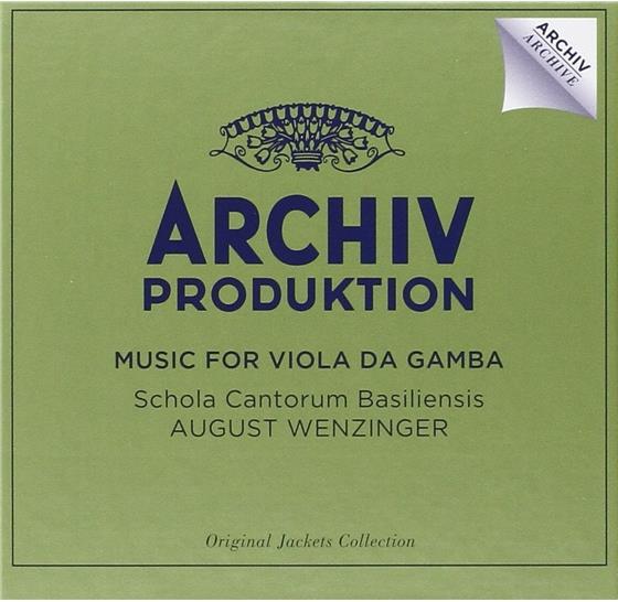 Schola Cantorum Basiliensis, Diverse (Hip-Hop) & August Wenzinger - Music For Viola Da Gamba - Original Jackets Collection - Archiv Production 4 CDs